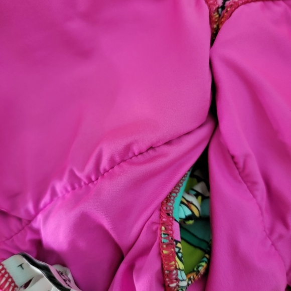 TRINA TURK Tuvalu Print One-Piece Swimsuit Sz 6 Beachy Resortwear Vacation Sexy - Picture 6 of 11